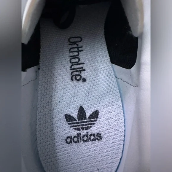 adidas Originals Black and White Gazelle Shoes - Picture 3 of 10
